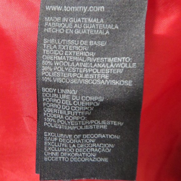 Tommy Hilfiger* Women's‎ Fully Lined Wool Blend Zipper/Button Closure Coat~ XL - Picture 10 of 16